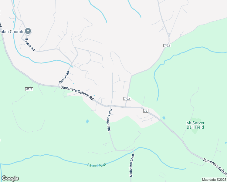 map of restaurants, bars, coffee shops, grocery stores, and more near 876 Summer School Road in Morgantown