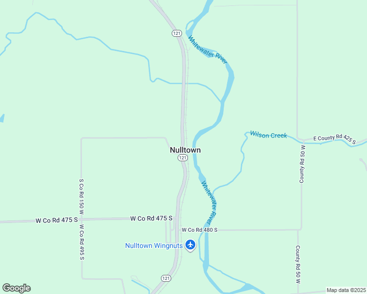 map of restaurants, bars, coffee shops, grocery stores, and more near 4379 Indiana 121 in Connersville