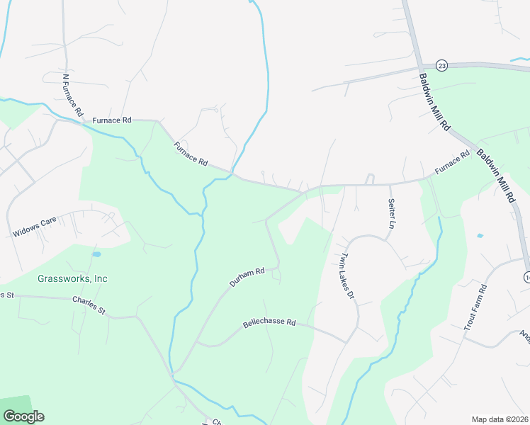map of restaurants, bars, coffee shops, grocery stores, and more near 2016 Durham Road in Fallston