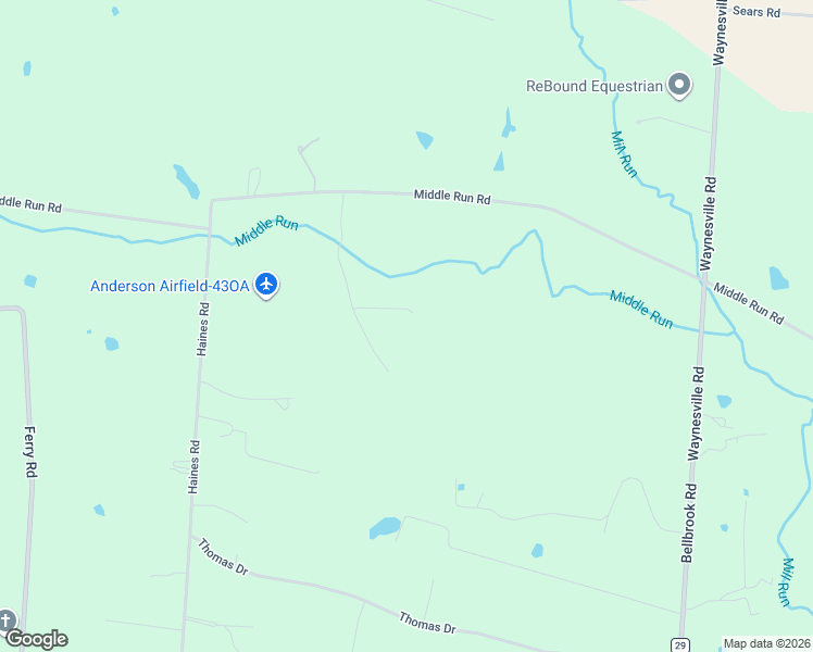 map of restaurants, bars, coffee shops, grocery stores, and more near 3813 Middle Run Road in Spring Valley