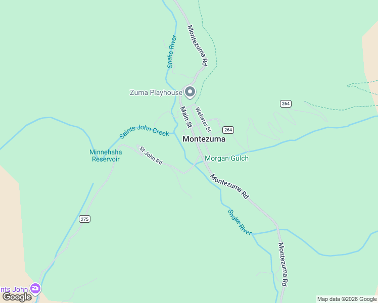 map of restaurants, bars, coffee shops, grocery stores, and more near 5384 Montezuma Road in Dillon