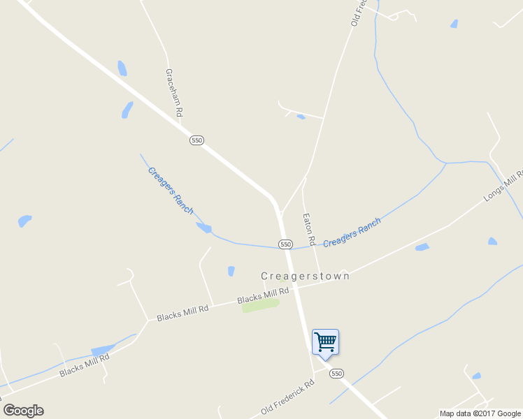 map of restaurants, bars, coffee shops, grocery stores, and more near 12632 Creagerstown Road in Thurmont