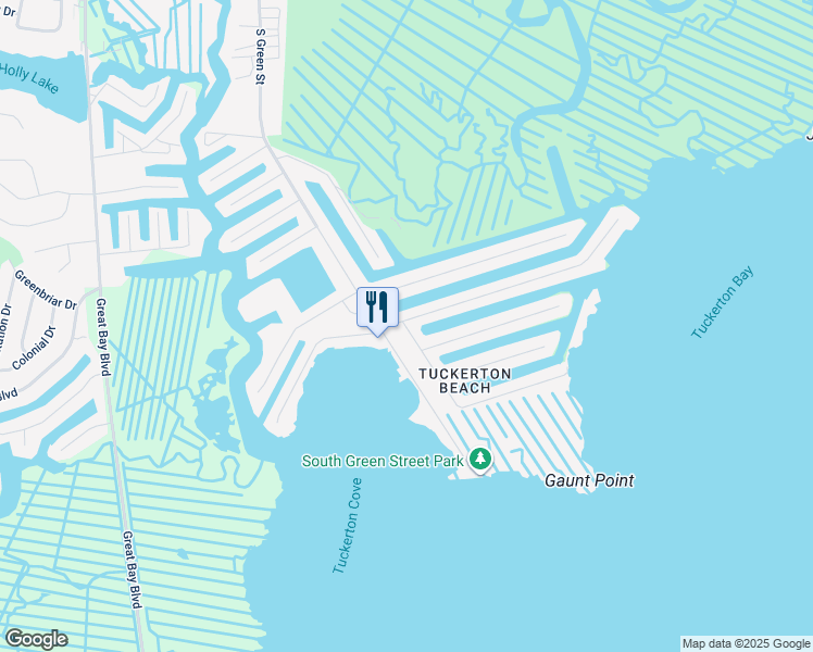 map of restaurants, bars, coffee shops, grocery stores, and more near 679 Little Egg Harbor Boulevard in Tuckerton
