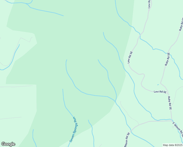 map of restaurants, bars, coffee shops, grocery stores, and more near 16004 Levi Road Southeast in Oldtown