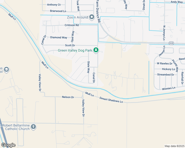 map of restaurants, bars, coffee shops, grocery stores, and more near 1930 Canal Drive in Fernley