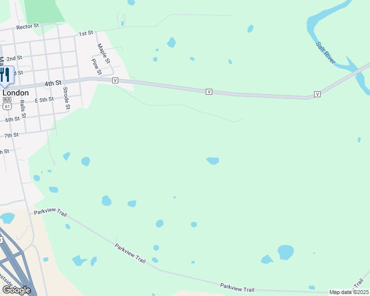 map of restaurants, bars, coffee shops, grocery stores, and more near in New London