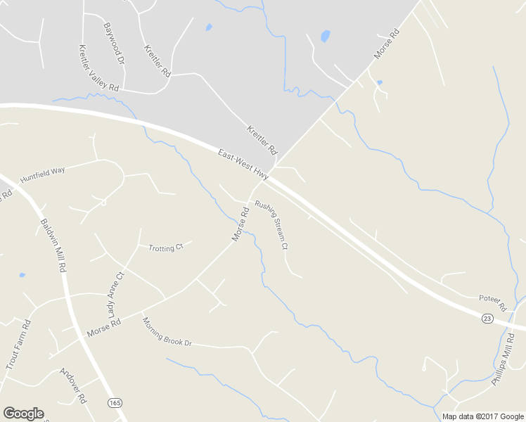 map of restaurants, bars, coffee shops, grocery stores, and more near 1600 Rushing Stream Court in Forest Hill