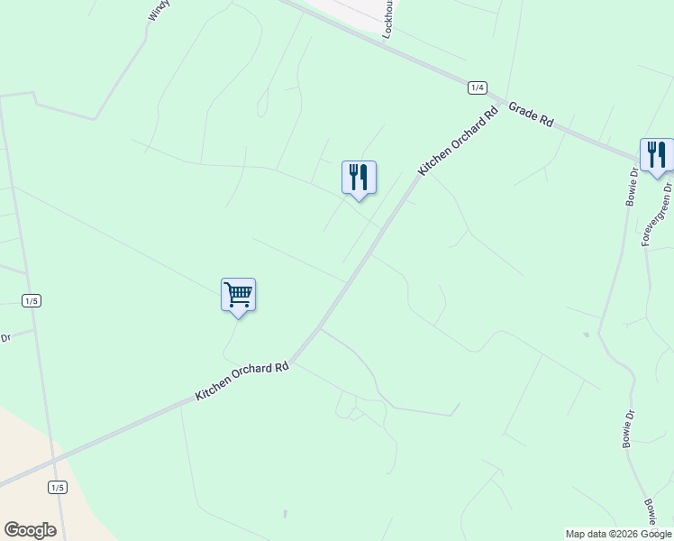 map of restaurants, bars, coffee shops, grocery stores, and more near 2 Viceroy Drive in Falling Waters