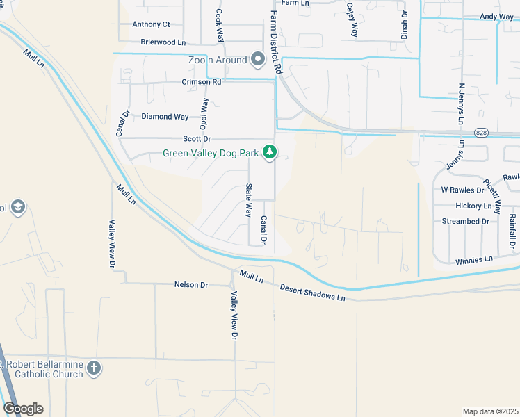 map of restaurants, bars, coffee shops, grocery stores, and more near 1960 Canal Drive in Fernley