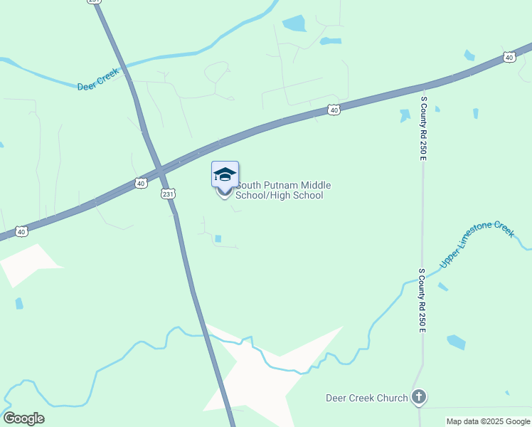map of restaurants, bars, coffee shops, grocery stores, and more near 1888 U.S. 40 in Greencastle