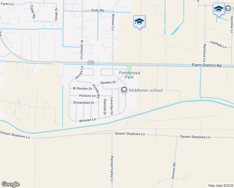 map of restaurants, bars, coffee shops, grocery stores, and more near 1599 Laverder Drive in Fernley