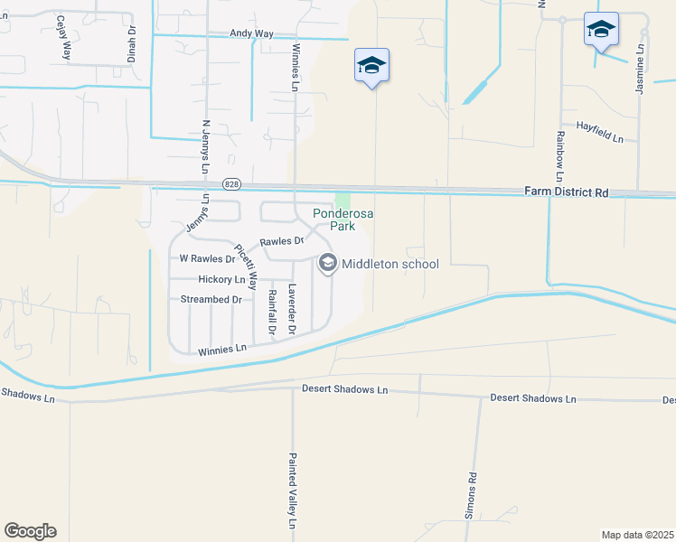 map of restaurants, bars, coffee shops, grocery stores, and more near 1329 Winnies Lane in Fernley