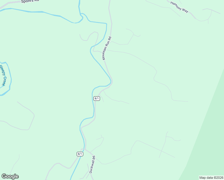 map of restaurants, bars, coffee shops, grocery stores, and more near Bonnie Brae Lane in Berkeley Springs