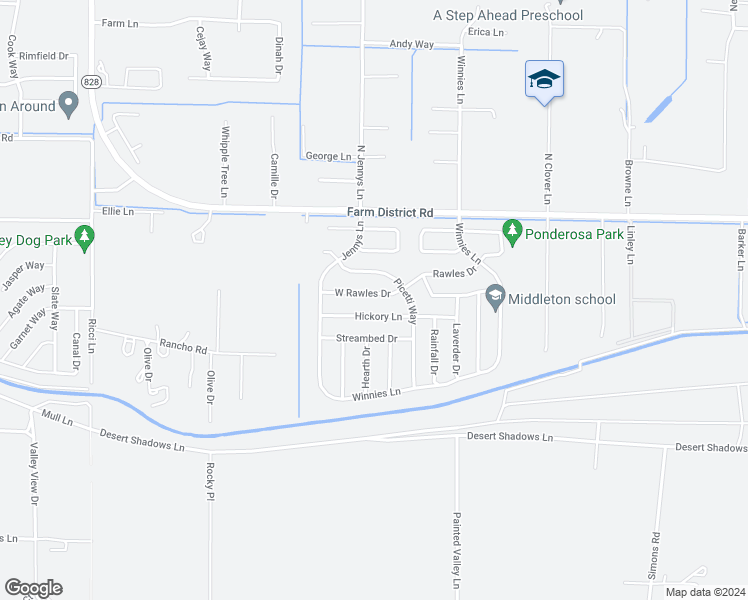 map of restaurants, bars, coffee shops, grocery stores, and more near 1975 West Rawles Drive in Fernley