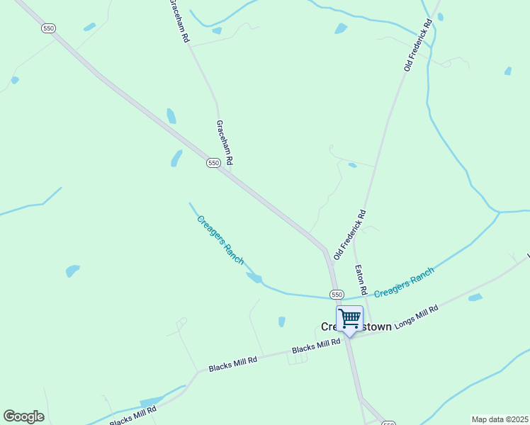 map of restaurants, bars, coffee shops, grocery stores, and more near 12710 Creagerstown Road in Thurmont