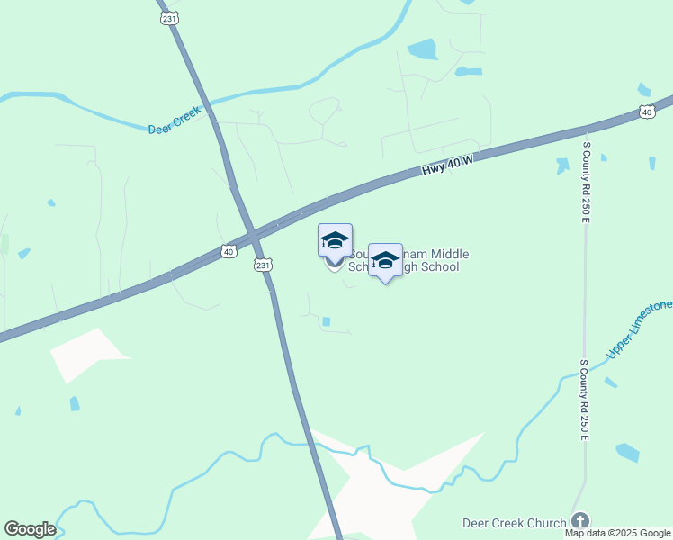map of restaurants, bars, coffee shops, grocery stores, and more near 1780 U.S. 40 in Greencastle