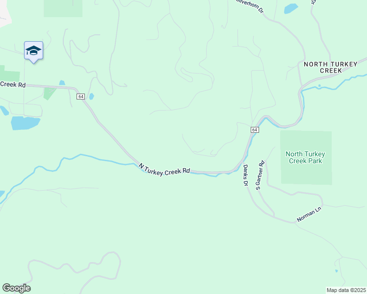 map of restaurants, bars, coffee shops, grocery stores, and more near 7395 South Heiter Hill Drive in Evergreen