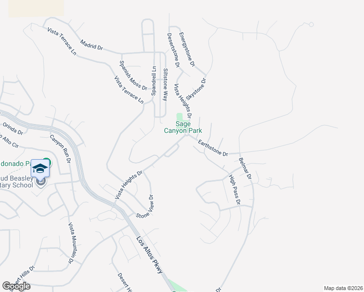 map of restaurants, bars, coffee shops, grocery stores, and more near 5154 Ironstone Circle in Sparks