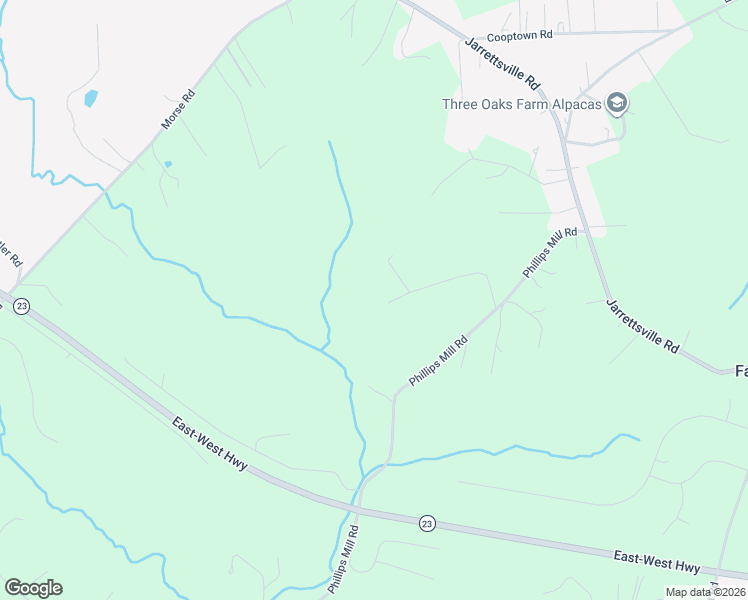 map of restaurants, bars, coffee shops, grocery stores, and more near 2258A Phillips Mill Road in Forest Hill