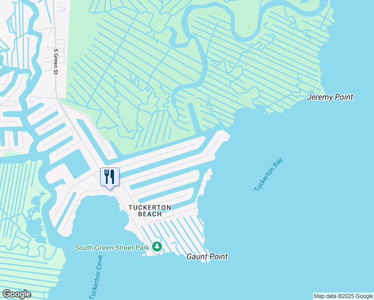 map of restaurants, bars, coffee shops, grocery stores, and more near 354 Kingfisher Road in Tuckerton