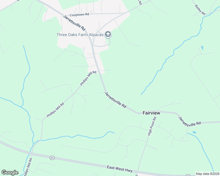 map of restaurants, bars, coffee shops, grocery stores, and more near 1254 Jarrettsville Road in Harford County