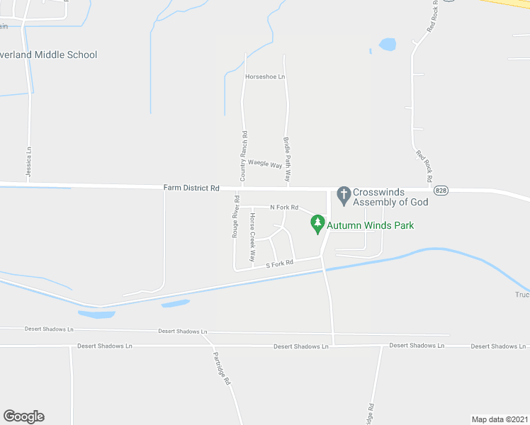 map of restaurants, bars, coffee shops, grocery stores, and more near 2963 North Fork Road in Fernley