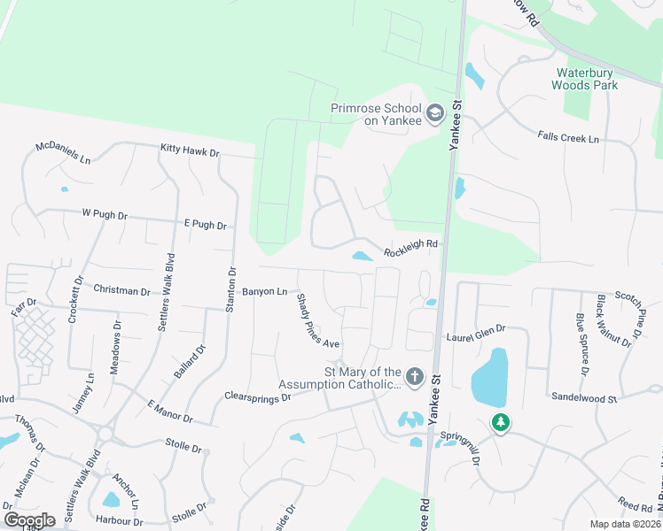 map of restaurants, bars, coffee shops, grocery stores, and more near 143 Rippling Brook Lane in Springboro