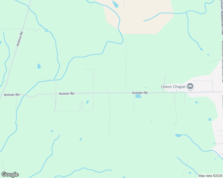 map of restaurants, bars, coffee shops, grocery stores, and more near 7920 Keister Road in Middletown