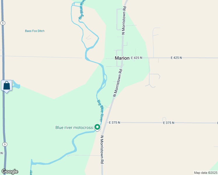 map of restaurants, bars, coffee shops, grocery stores, and more near 3995 North Morristown Road in Shelbyville
