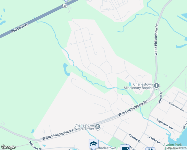 map of restaurants, bars, coffee shops, grocery stores, and more near 172 Steamboat Court in North East