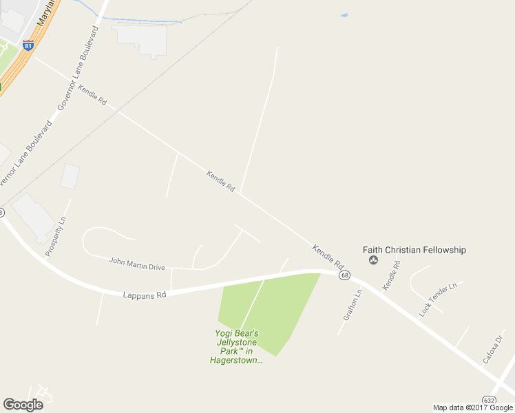 map of restaurants, bars, coffee shops, grocery stores, and more near 16440 Kendle Road in Williamsport