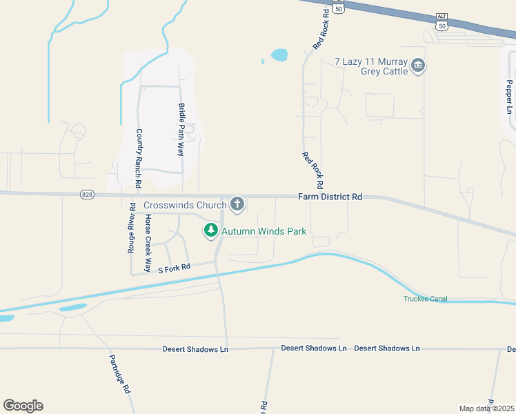 map of restaurants, bars, coffee shops, grocery stores, and more near 1460 Green River Lane in Fernley