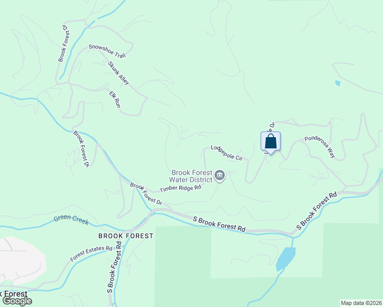 map of restaurants, bars, coffee shops, grocery stores, and more near 32714 Lodgepole Circle in Evergreen