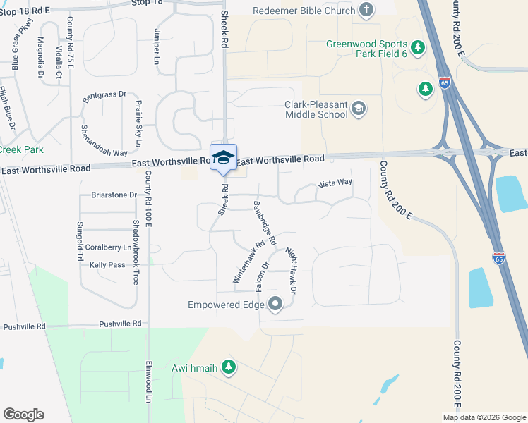 map of restaurants, bars, coffee shops, grocery stores, and more near 2315 Bainbridge Road in Greenwood