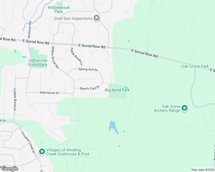 map of restaurants, bars, coffee shops, grocery stores, and more near 1320 Spring Ash Drive in Montgomery County