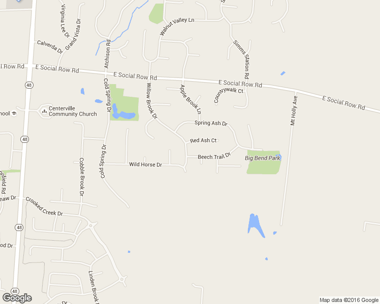 map of restaurants, bars, coffee shops, grocery stores, and more near 10700 Willow Brook Road in Dayton