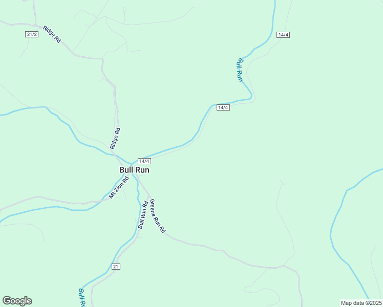 map of restaurants, bars, coffee shops, grocery stores, and more near 2676 Bull Run Road in Masontown
