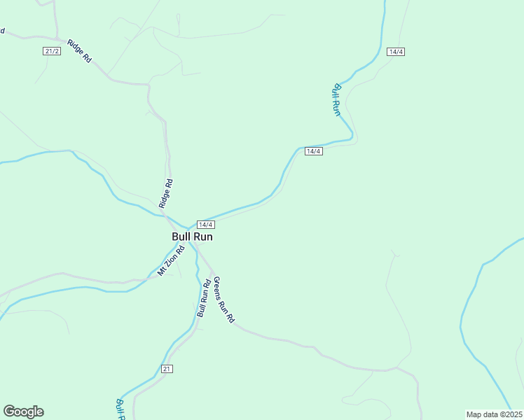 map of restaurants, bars, coffee shops, grocery stores, and more near 2676 Bull Run Road in Masontown
