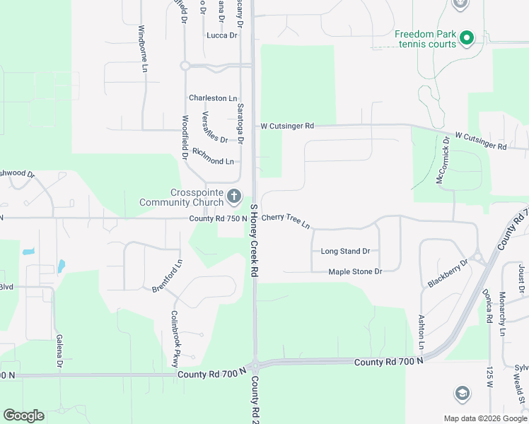 map of restaurants, bars, coffee shops, grocery stores, and more near 1192 Cherry Tree Lane in Greenwood