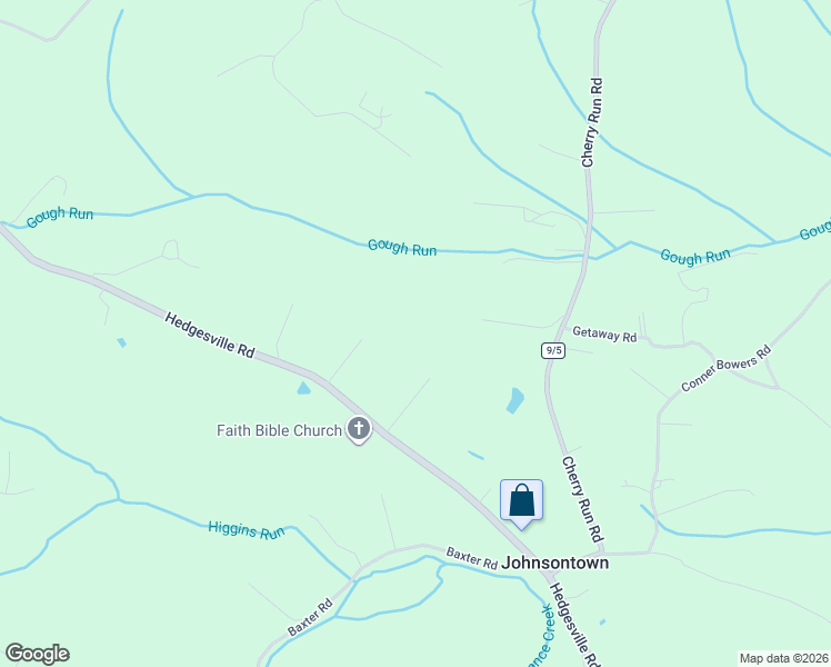 map of restaurants, bars, coffee shops, grocery stores, and more near 137 Arcadia Road in Hedgesville