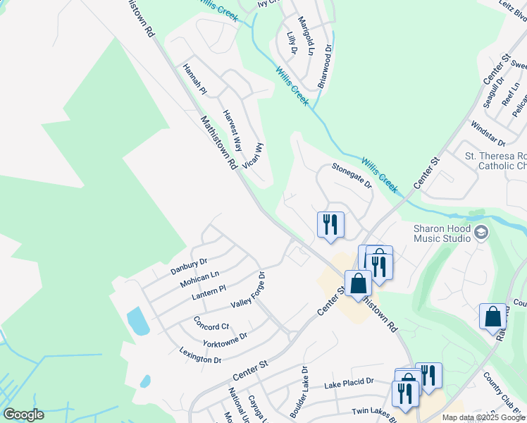 map of restaurants, bars, coffee shops, grocery stores, and more near 290 Mathistown Road in Little Egg Harbor Township