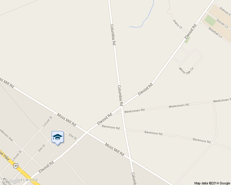 map of restaurants, bars, coffee shops, grocery stores, and more near 1034 Columbia Road in Hammonton