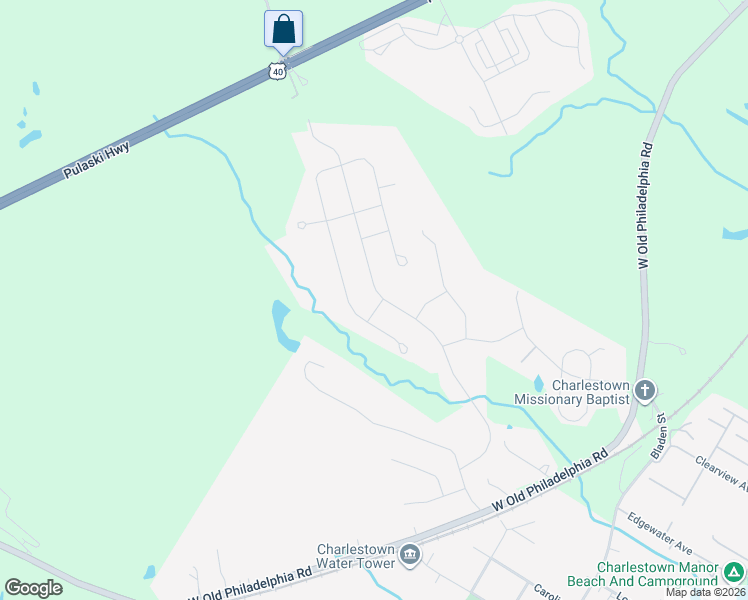 map of restaurants, bars, coffee shops, grocery stores, and more near 144 Cool Springs Road in North East