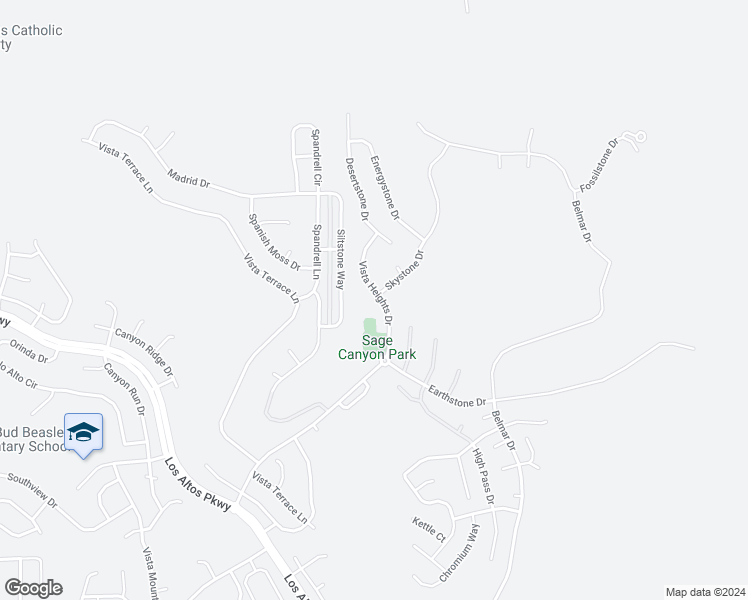map of restaurants, bars, coffee shops, grocery stores, and more near 5257 Vista Heights Drive in Sparks