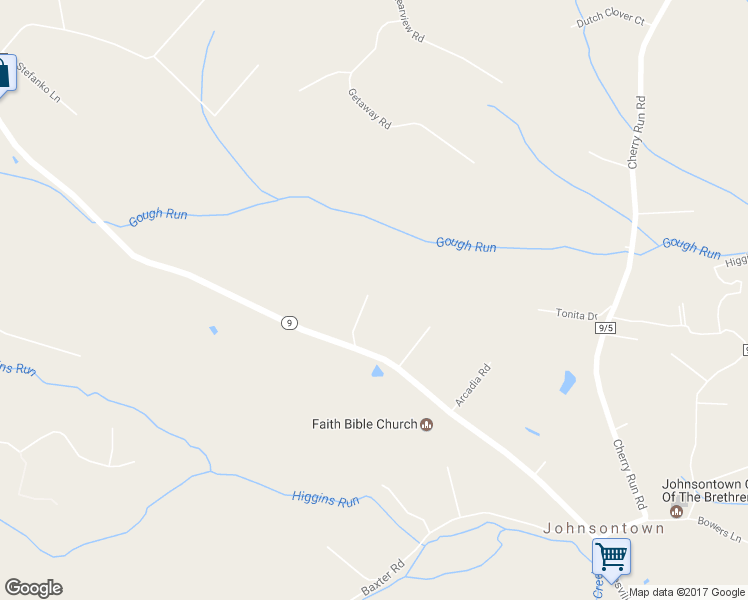map of restaurants, bars, coffee shops, grocery stores, and more near 9716 Hedgesville Road in Hedgesville