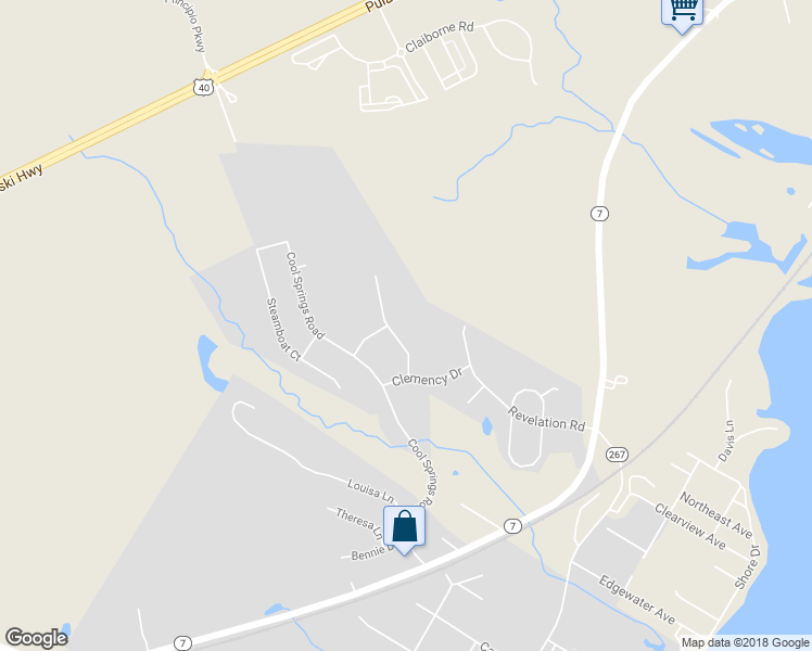map of restaurants, bars, coffee shops, grocery stores, and more near 135 Inspiration Rd in North East