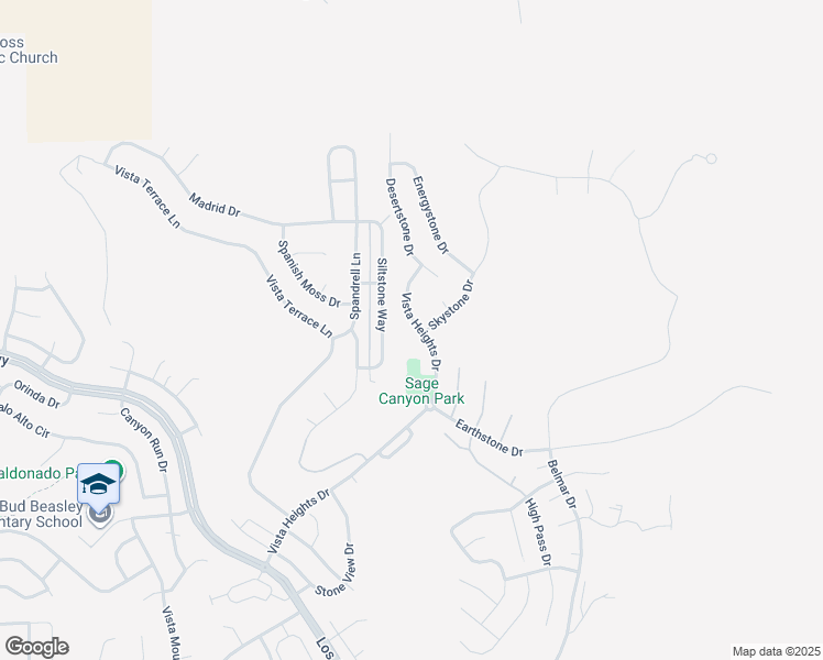 map of restaurants, bars, coffee shops, grocery stores, and more near 5269 Vista Heights Drive in Sparks