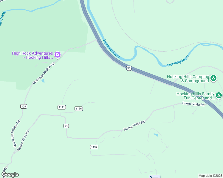 map of restaurants, bars, coffee shops, grocery stores, and more near in Rockbridge