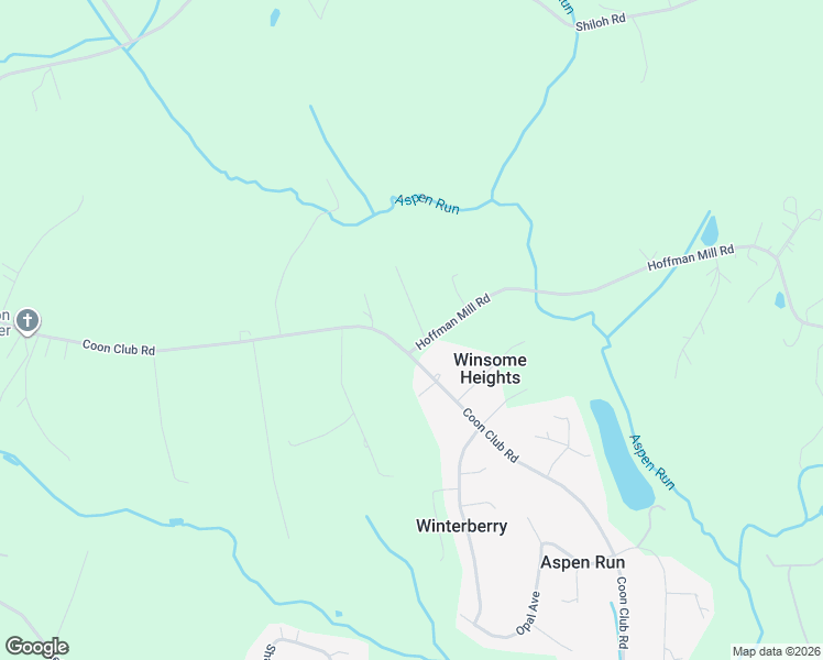 map of restaurants, bars, coffee shops, grocery stores, and more near 2600 Hoffman Mill Road in Hampstead