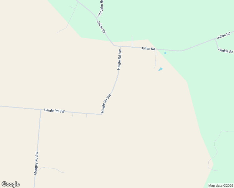 map of restaurants, bars, coffee shops, grocery stores, and more near 6345 Heigle Road Southwest in Amanda